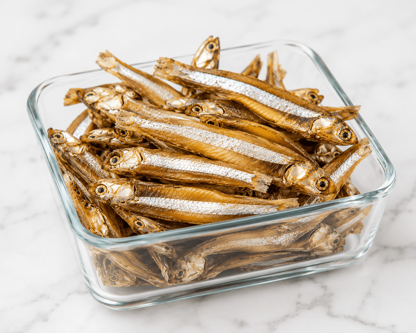 Neendakara Premium Dried Anchovy (Netholi) 500 gram - Meenest