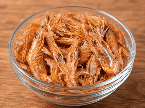 Ashtamudi Kayal Chemmeen dried freshwater prawns from Kerala