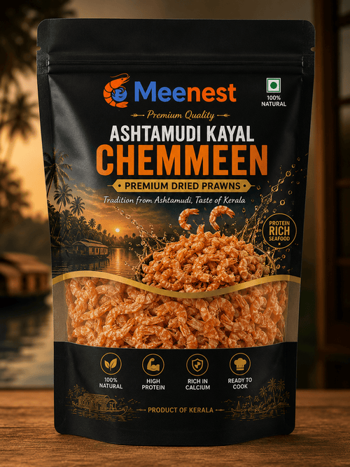 Ashtamudi Kayal Chemmeen 500 g - Meenest